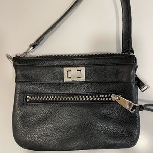 Calvin Klein Leather Crossbody Purse